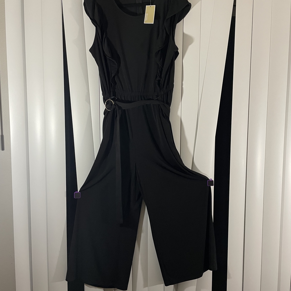 Michael Kors Elegant Black Romper